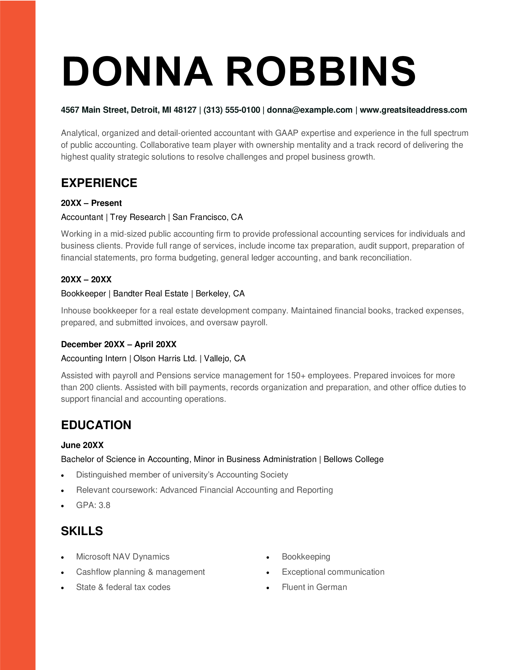 Donna Robbins Template